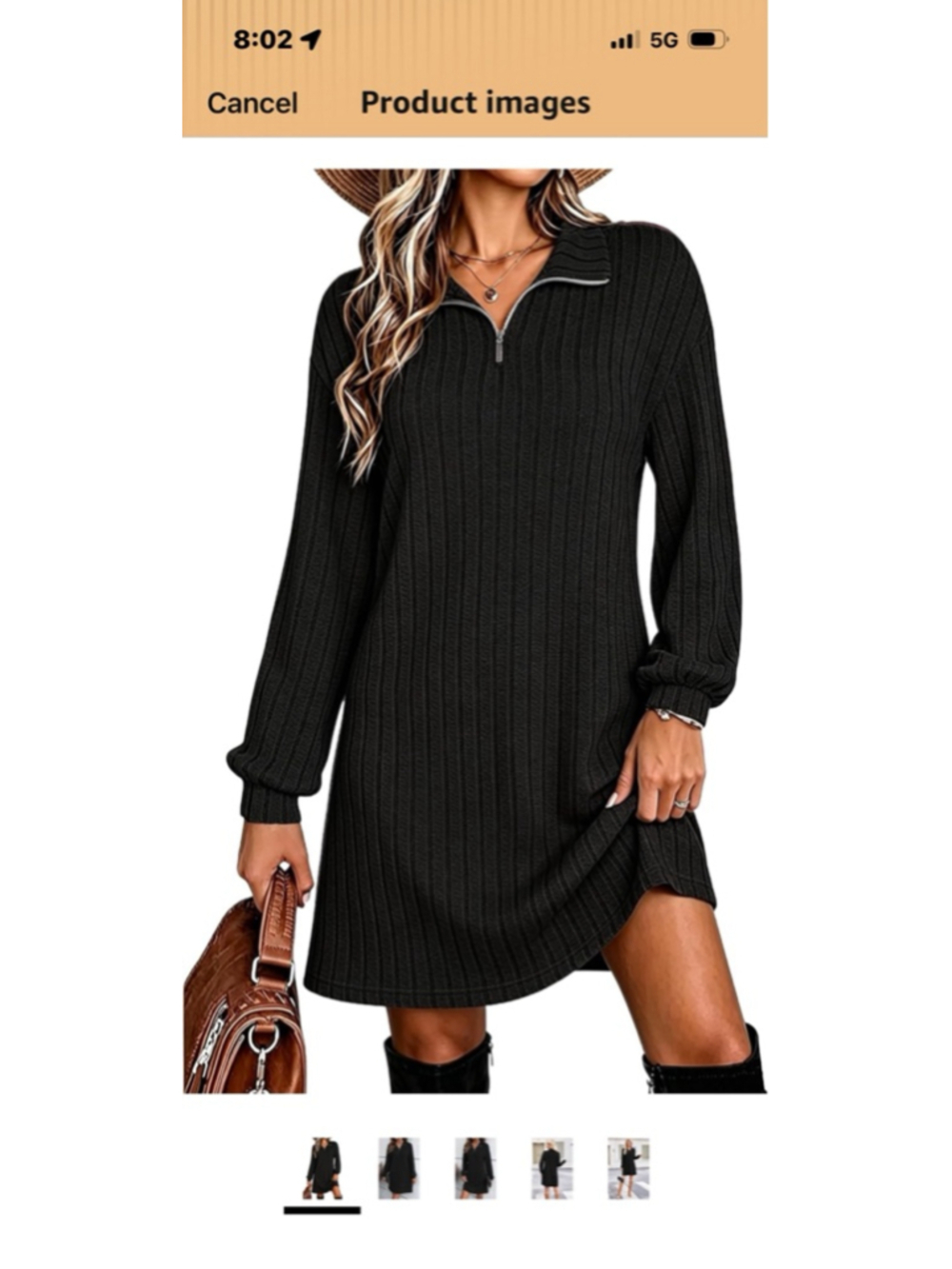 Halife Fall Long Sleeve Sweater Dress
